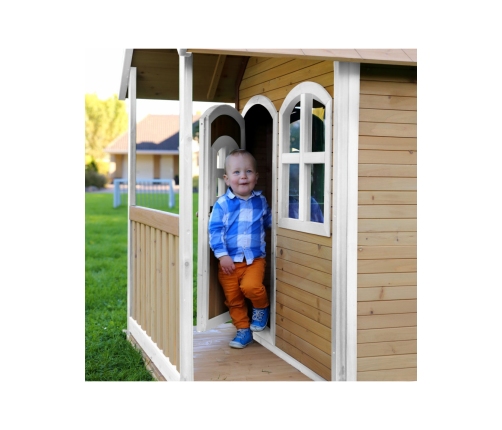 AXI Drewniany Domek z Oknami Alex Playhouse 178 cm