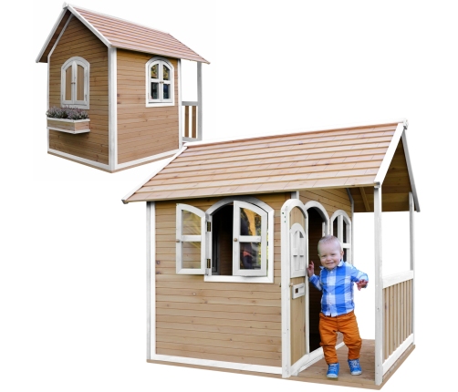 AXI Drewniany Domek z Oknami Alex Playhouse 178 cm