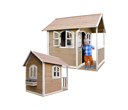 AXI Drewniany Domek z Oknami Alex Playhouse 178 cm