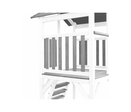 AXI Plac Zabaw Drewniany Wieża z Huśtawką Drabinki Wspinaczkowe Zjeżdżalnia XLL