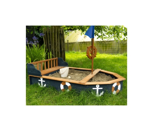 AXI Drewniana Piaskownica Doris ze Schowkiem + Pokrowiec 153 cm