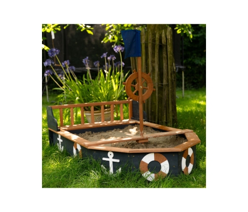 AXI Drewniana Piaskownica Doris ze Schowkiem + Pokrowiec 153 cm