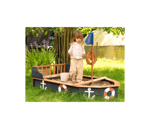 AXI Drewniana Piaskownica Doris ze Schowkiem + Pokrowiec 153 cm