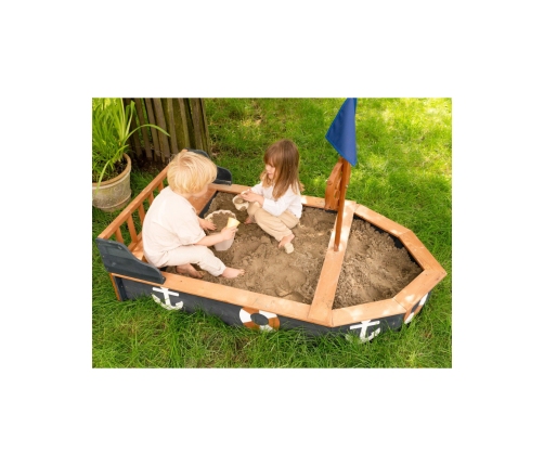 AXI Drewniana Piaskownica Doris ze Schowkiem + Pokrowiec 153 cm