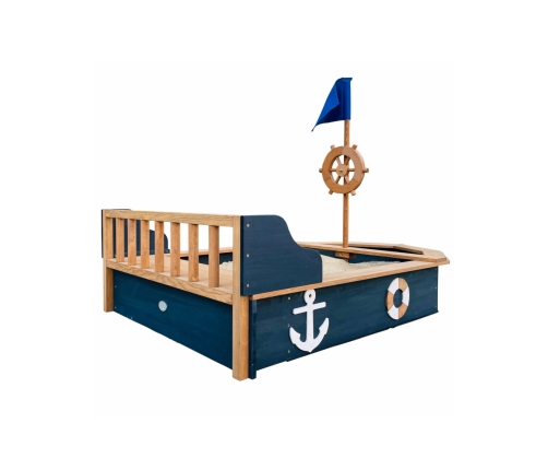 AXI Drewniana Piaskownica Doris ze Schowkiem + Pokrowiec 153 cm