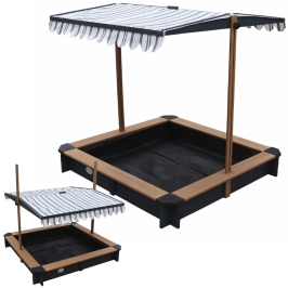 AXI Drewniana Piaskownica z Daszkiem Zamykana z Ławkami AXI Drewniana Piaskownica z Daszkiem Zamykana z Ławkami