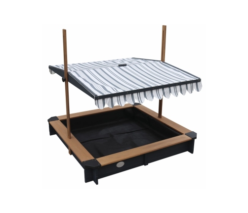 AXI Drewniana Piaskownica z Daszkiem Zamykana z Ławkami