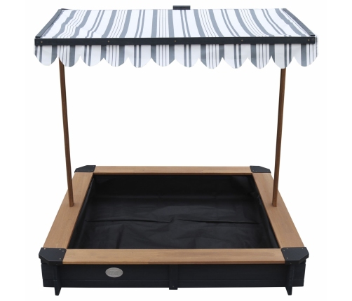 AXI Drewniana Piaskownica z Daszkiem Zamykana z Ławkami