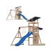 AXI Drewniany Duży Plac Zabaw Huśtawki Zjeżdżalnia Wieża + Piaskownica