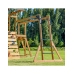 AXI Mitch - Duży Plac Zabaw Drewniany Zjeżdżalnia Hustawki Ścianka Wspinaczkowa + Wieża