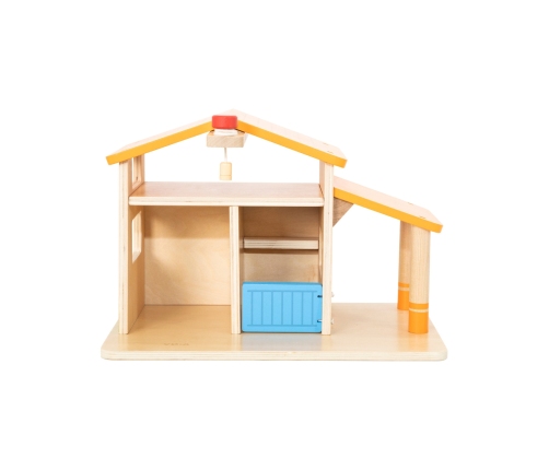 VIGA Drewniana Farma Dom Farmera Z Ogródkiem I Traktorem 21 el