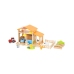 VIGA Drewniana Farma Dom Farmera Z Ogródkiem I Traktorem 21 el