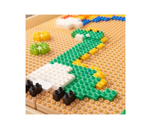 MASTERKIDZ Zestaw 4 Nakładek Na Panel Do Budowania Z Małych Klocków