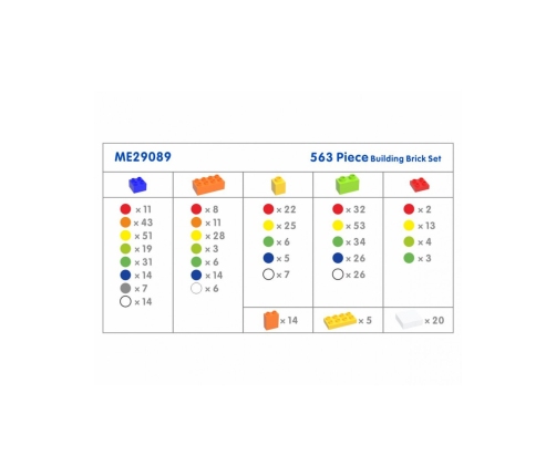 MASTERKIDZ Zestaw Klocków Konstrukcyjnych STEM 563 el.