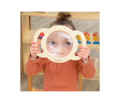 MASTERKIDZ Duża Drewniana Lupa Discovery