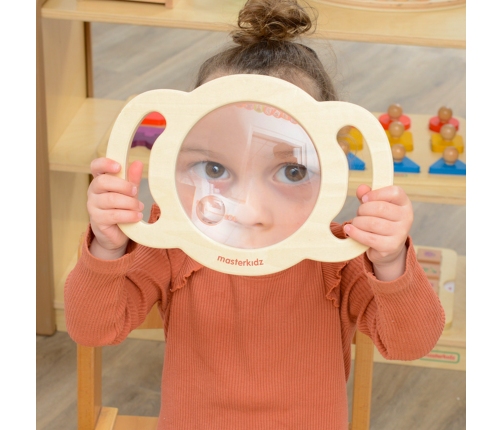 MASTERKIDZ Duża Drewniana Lupa Discovery