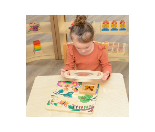 MASTERKIDZ Duża Drewniana Lupa Discovery