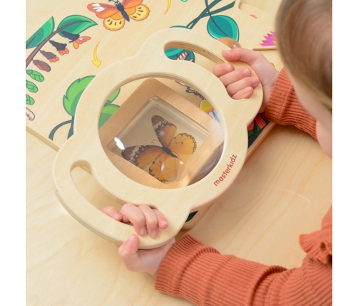MASTERKIDZ Duża Drewniana Lupa Discovery