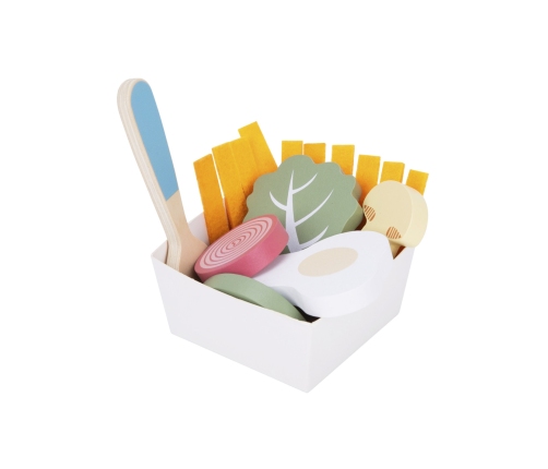 WOOPIE GREEN Zestaw Śniadaniowy z Tacą i Akcesoriami Serwis Pastelowy