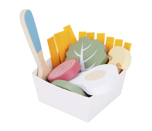 WOOPIE GREEN Zestaw Śniadaniowy z Tacą i Akcesoriami Serwis Pastelowy