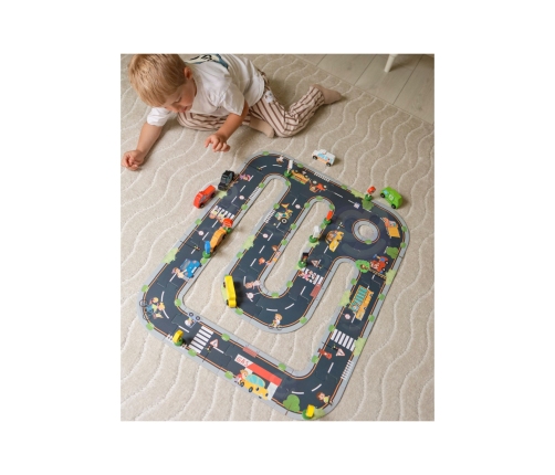 WOOPIE GREEN Droga Puzzle dla Dzieci Autostrada Makieta 21 el. Certyfikat FSC