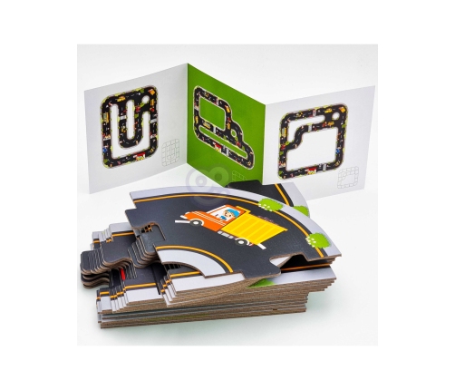 WOOPIE GREEN Droga Puzzle dla Dzieci Autostrada Makieta 21 el. Certyfikat FSC