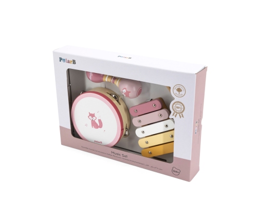 VIGA PolarB Zestaw Instrumentów Muzycznych Różowy