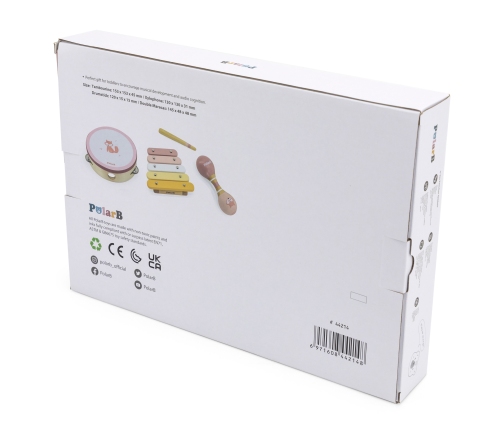 VIGA PolarB Zestaw Instrumentów Muzycznych Różowy