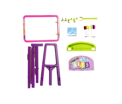 WOOPIE Tablica 3w1 Magnetyczna Suchościeralna Malowanie Światłem