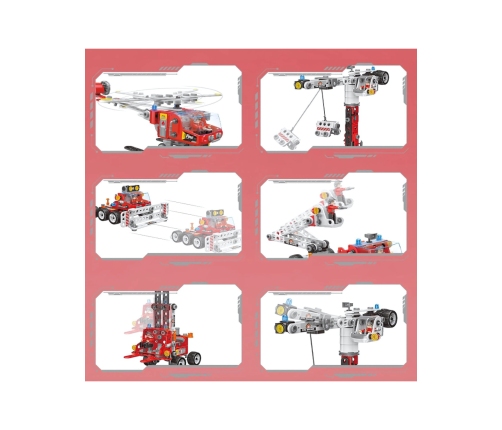 WOOPIE Zestaw Konstrukcyjny Creator City Fire Brigade