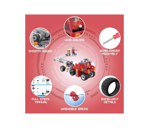 WOOPIE Zestaw Konstrukcyjny Creator City Fire Brigade