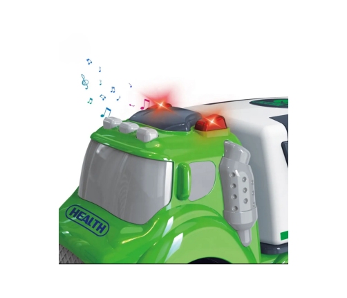 WOOPIE Śmieciarka CITY TRUCK Efekty Dźwiękowe i Świetlne