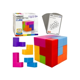 WOOPIE Układanka Kostka Tetris Z Zestawem Kart