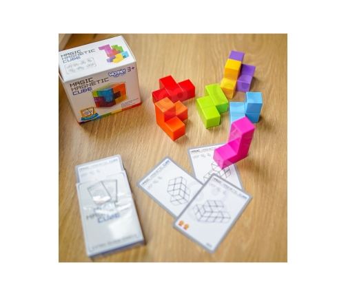 WOOPIE Układanka Kostka Tetris Z Zestawem Kart