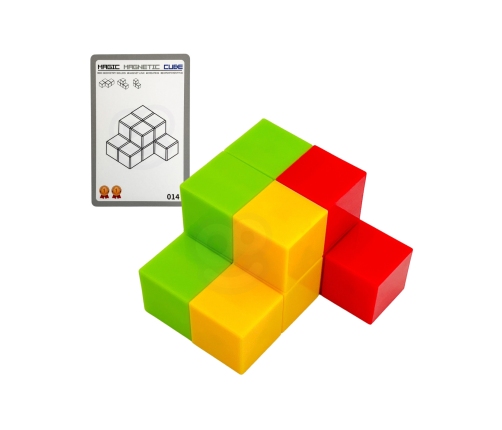 WOOPIE Układanka Kostka Tetris Z Zestawem Kart