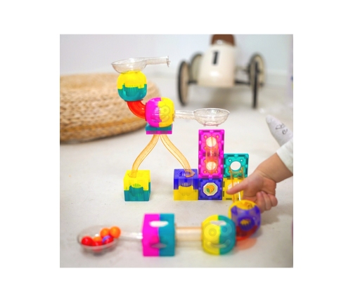 WOOPIE Klocki Magnetyczne Tor Kulkowy 89 el.