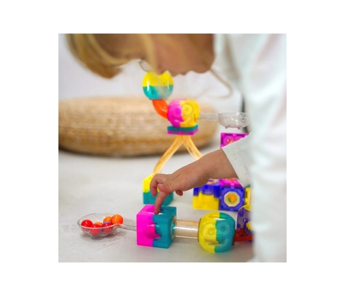 WOOPIE Klocki Magnetyczne Tor Kulkowy 89 el.