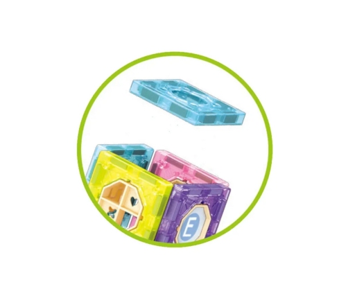 WOOPIE Klocki Magnetyczne Tor Kulkowy 89 el.