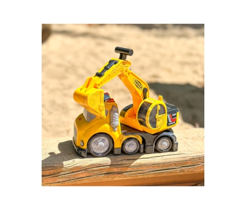 WOOPIE Koparka City Truck Efekty Dźwiękowe i Świetlne