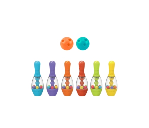 WOOPIE Kolorowe Kręgle Dla Dzieci 8 el.