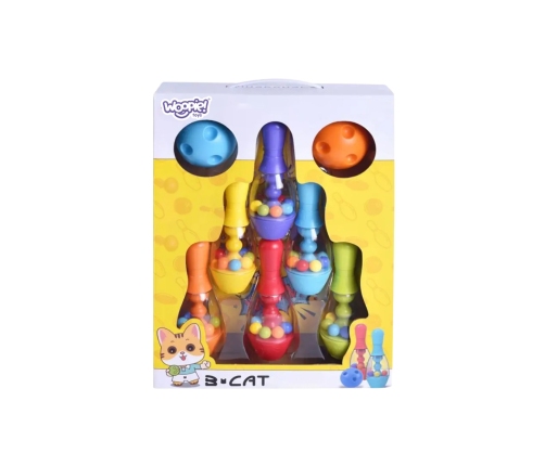 WOOPIE Kolorowe Kręgle Dla Dzieci 8 el.