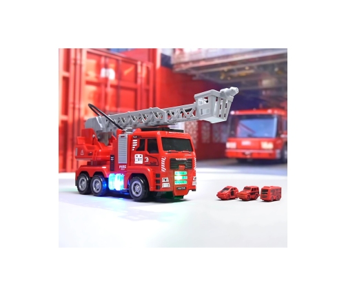 WOOPIE Interaktywny Wóz Strażacki z Ruchomą Drabiną