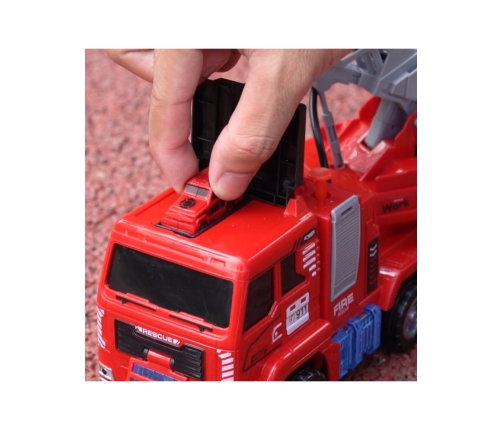 WOOPIE Interaktywny Wóz Strażacki z Ruchomą Drabiną