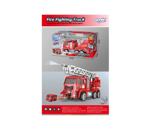 WOOPIE Interaktywny Wóz Strażacki z Ruchomą Drabiną