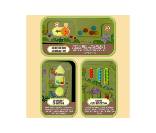 WOOPIE Magnetyczny Labirynt 2w1 Gra Chińczyk