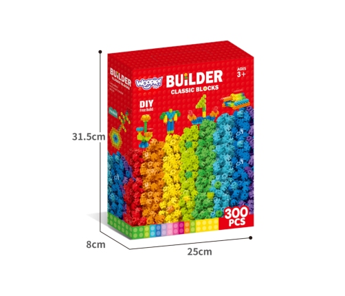 WOOPIE Kreatywne Klocki Konstukcyjne 300 el.