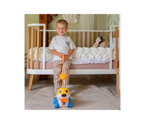 WOOPIE Interaktywny Piesek 2w1 Pchacz Szczekający 360° 6m+