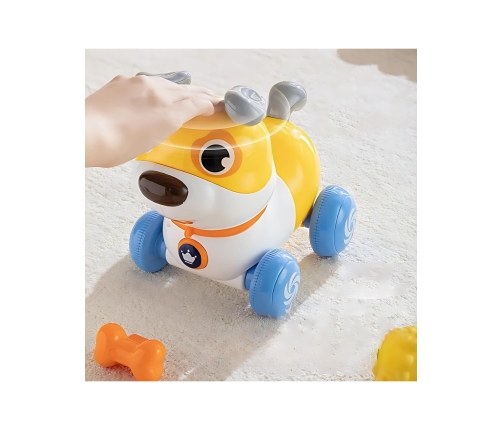 WOOPIE Interaktywny Piesek 2w1 Pchacz Szczekający 360° 6m+