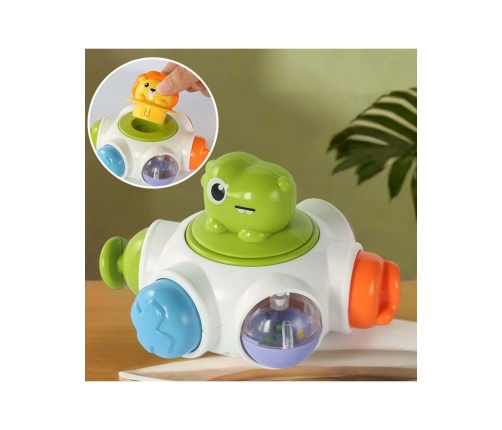 WOOPIE BABY Kosmiczna Rakieta Aktywności - Edukacyjna Kostka Sensoryczna 18m+