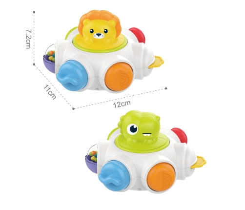 WOOPIE BABY Kosmiczna Rakieta Aktywności - Edukacyjna Kostka Sensoryczna 18m+